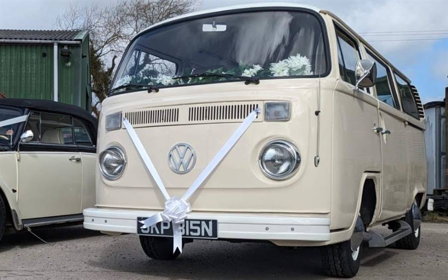 VW Campervan wedding car