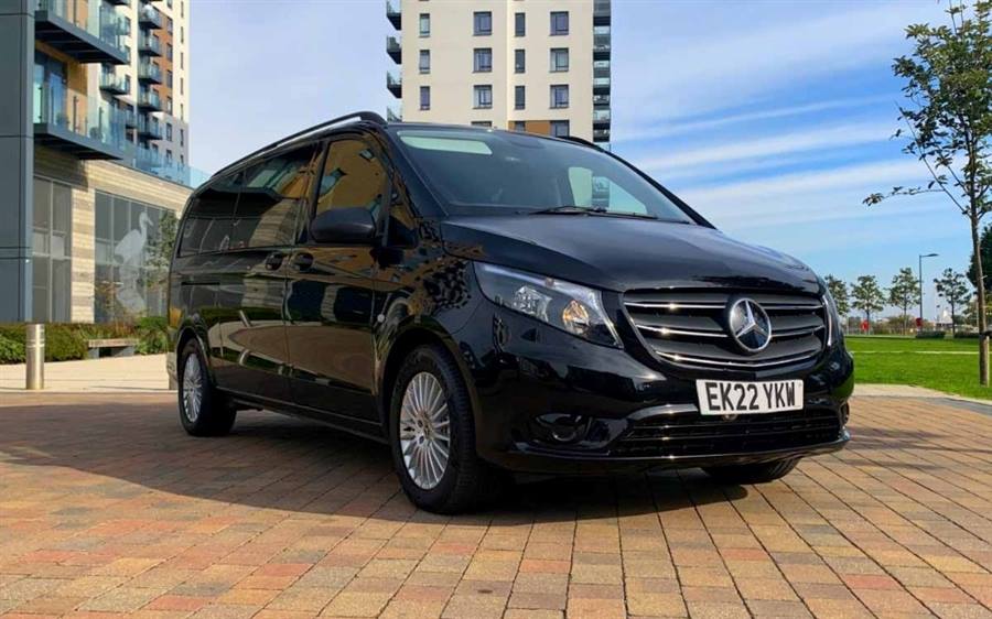Mercedes eVito Tourer Pro wedding car