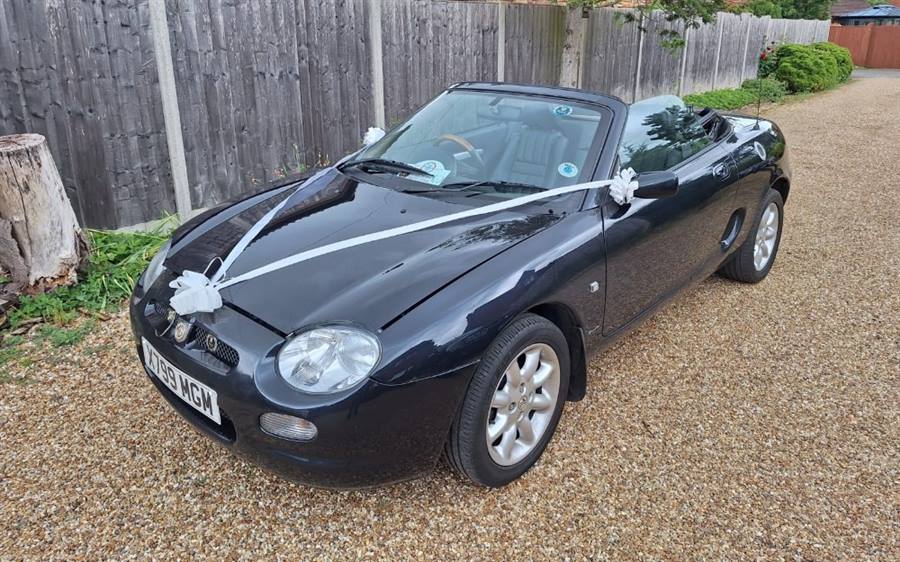 MG MGF wedding car
