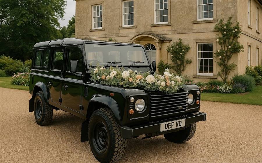 Land Rover Defender 110 XS wedding car