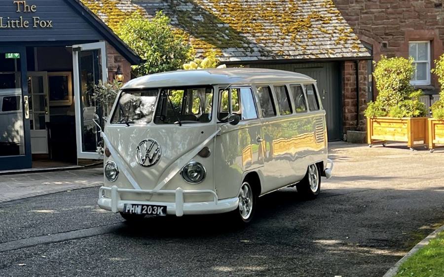 VW Splitscreen Campervan wedding car