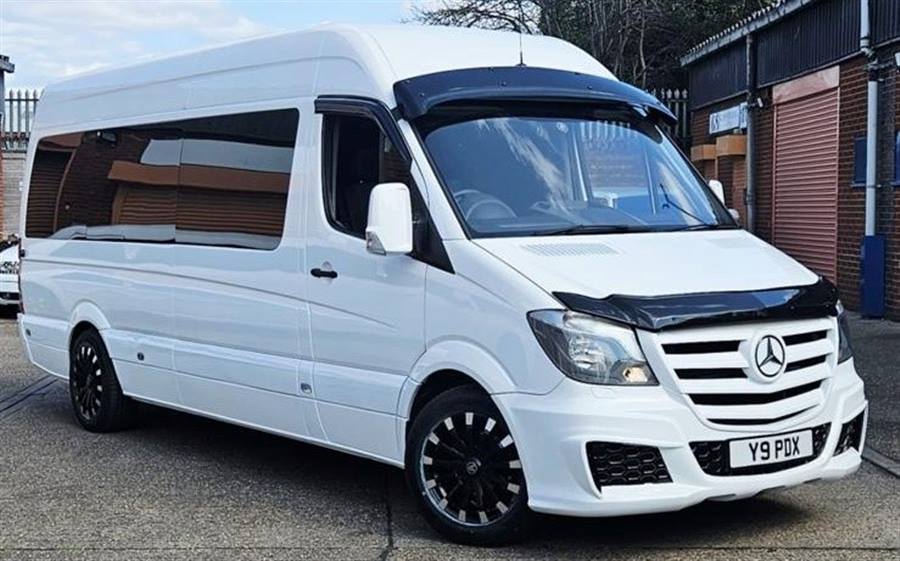 Mercedes Party Bus wedding car