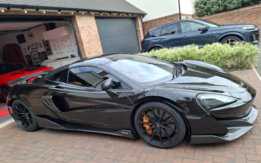 McLaren 600 LT wedding car