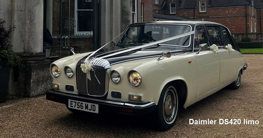 Daimler DS420 wedding car
