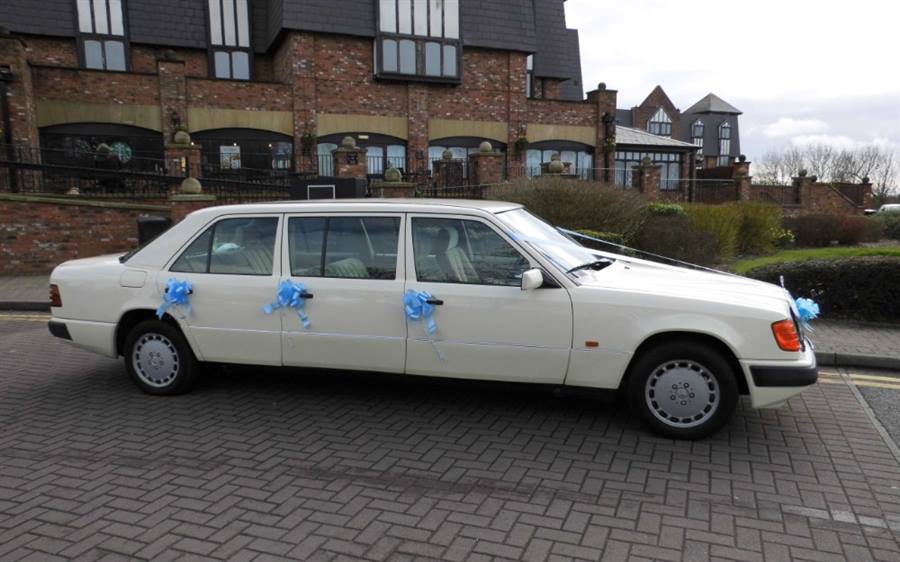 Mercedes E Class Limousine wedding car