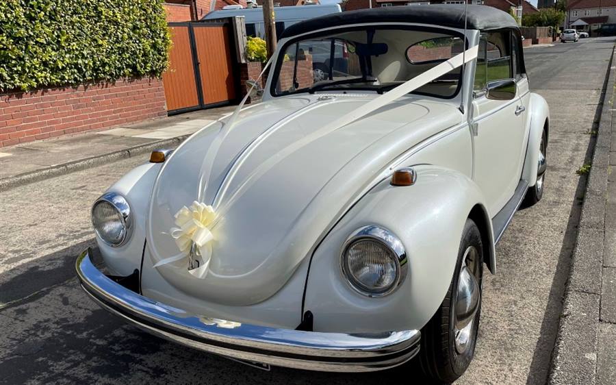 Volkswagen Beetle Convertible wedding car