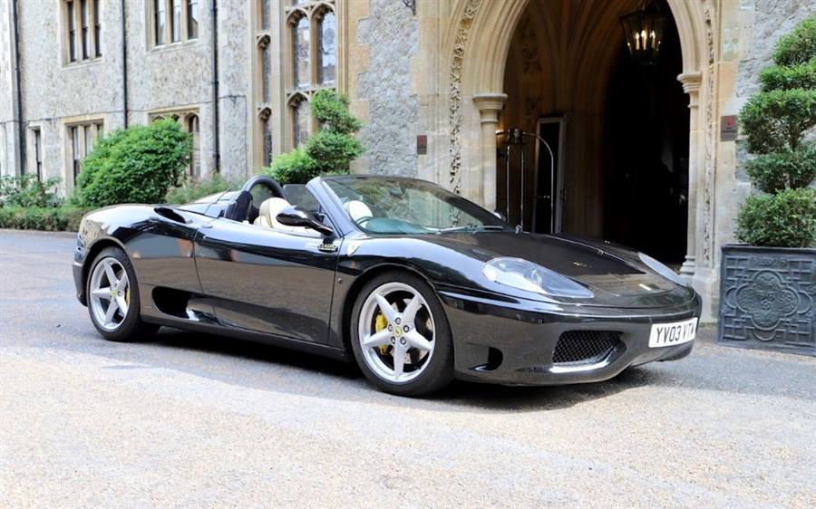 Ferrari 360 Spider wedding car