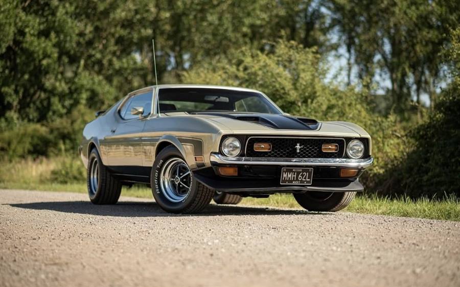 Ford Mustang Mach 1 wedding car