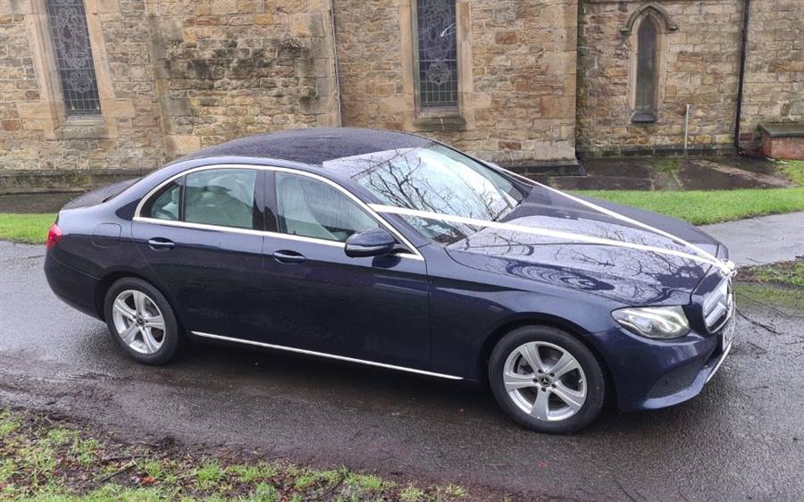 Mercedes E Class wedding car