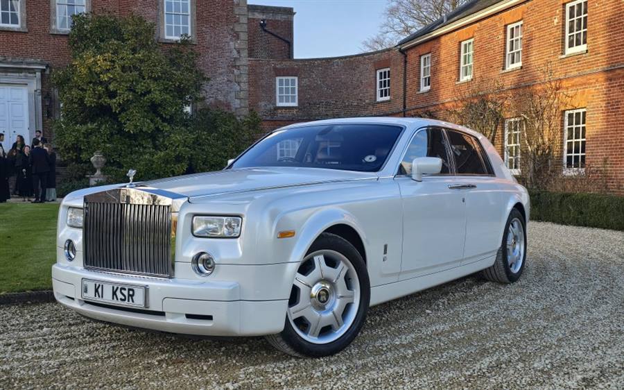 Rolls Royce Phantom wedding car