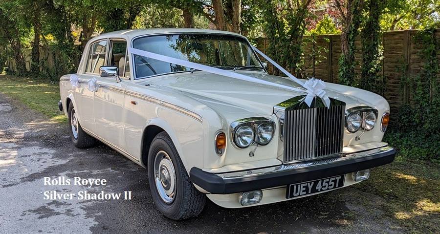 Rolls Royce Silver Shadow II wedding car