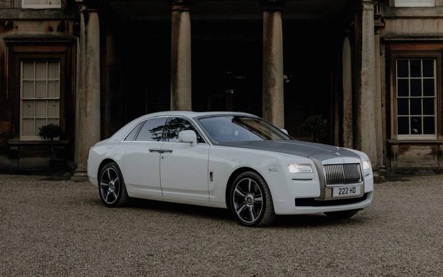 Rolls Royce Ghost Centenary Edition wedding car