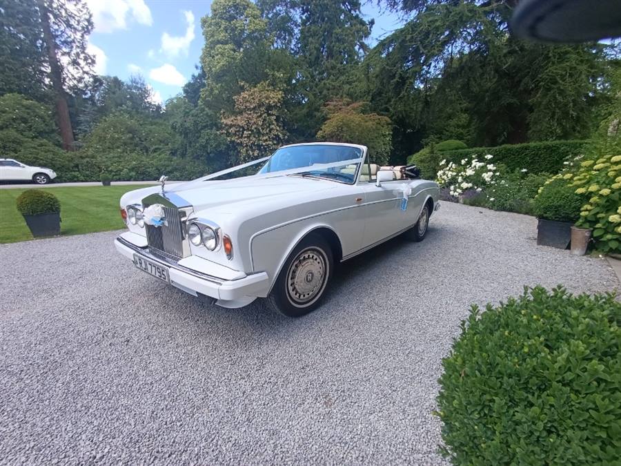 Rolls Royce Corniche II Convertible wedding car