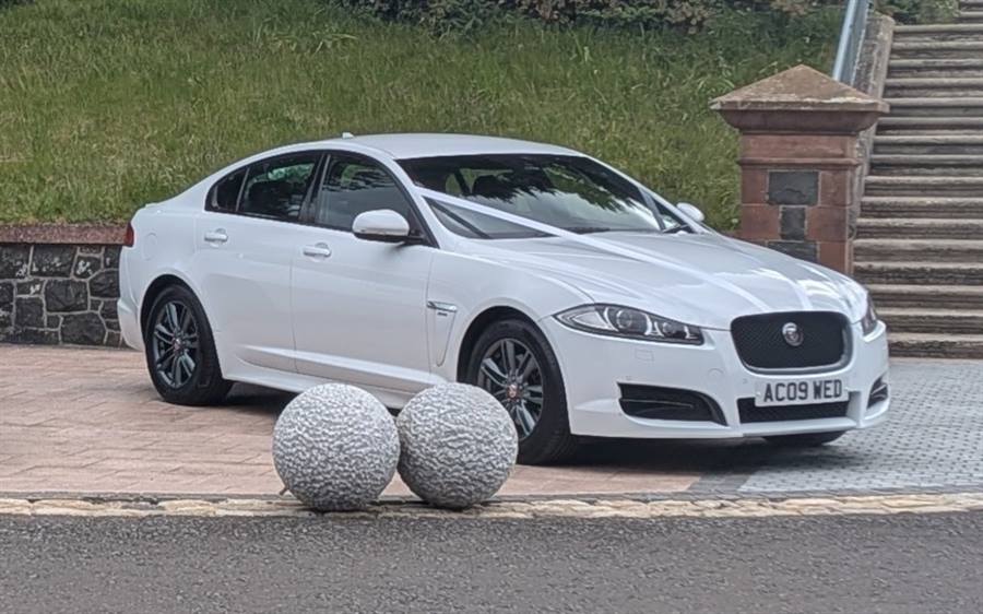 Jaguar XF wedding car