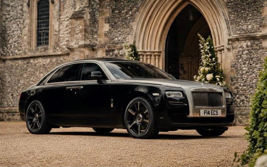 Rolls Royce Ghost wedding car
