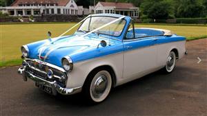 Hillman Minx Wedding car. Click for more information.