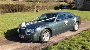 Chrysler 300c Wedding car. Click for more information.