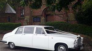 Daimler Limousine Wedding car. Click for more information.