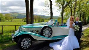Beauford 2 Door Sports Wedding car. Click for more information.