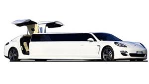 Porsche Panamera Limo Wedding car. Click for more information.