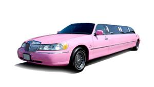 Cadillac Pink Limo Wedding car. Click for more information.