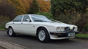 Daimler XJ40 Wedding car. Click for more information.