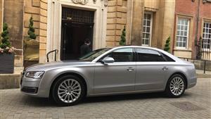 Audi A8L Wedding car. Click for more information.