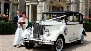Regent Convertible Wedding car. Click for more information.