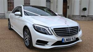 Mercedes AMG S Class Wedding car. Click for more information.