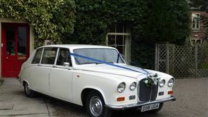 Daimler DS420 Wedding car. Click for more information.