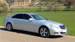 Mercedes S Class Wedding car. Click for more information.