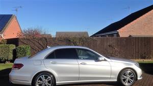 Mercedes E Class Wedding car. Click for more information.