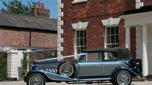 Beauford Sports 2 Door Wedding car. Click for more information.
