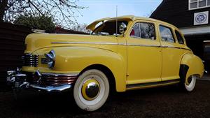 Nash Ambassador Wedding car. Click for more information.