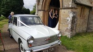 Austin A40 Farina Wedding car. Click for more information.