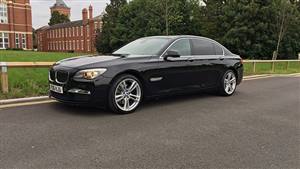 BMW 7 Series Wedding car. Click for more information.