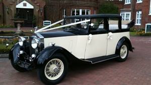 Rolls Royce Laundaulette Wedding car. Click for more information.