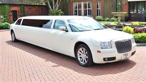 Chrysler 300cc Limousine Wedding car. Click for more information.