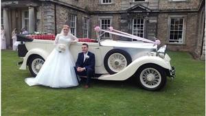 Rolls Royce 1934 Tourer Wedding car. Click for more information.