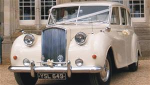 Vanden Plas 1949 Princess Wedding car. Click for more information.
