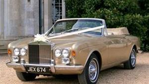 Rolls Royce 1975 Corniche Convertible Wedding car. Click for more information.
