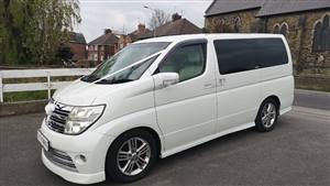 Nissan Elgrand,Rider Autech,White