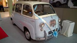 Fiat 600 Wedding car. Click for more information.