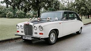 Daimler DS420 Wedding car. Click for more information.