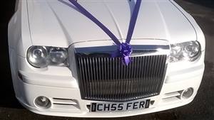 Chrysler 300C Wedding car. Click for more information.