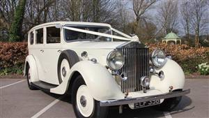 Rolls Royce Phantom III Wedding car. Click for more information.
