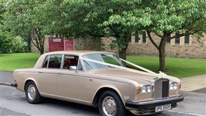 Rolls Royce 1977 Silver Shadow II Wedding car. Click for more information.