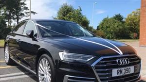 Audi A8 2018 Wedding car. Click for more information.
