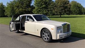 Rolls Royce Phantom Wedding car. Click for more information.