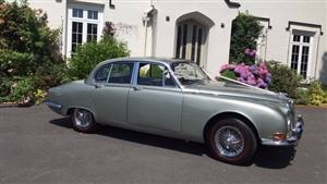 Jaguar 1965 MK2 Wedding car. Click for more information.